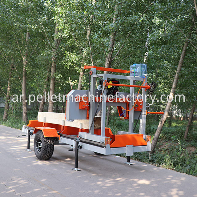 590mm Entry-level SW26 Series Portable Sawmill with 7.5HP Gas Engine